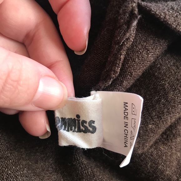 Mordenmiss XL Brown Turtleneck Sweater Textured Knit Dress Length - Picture 11 of 12